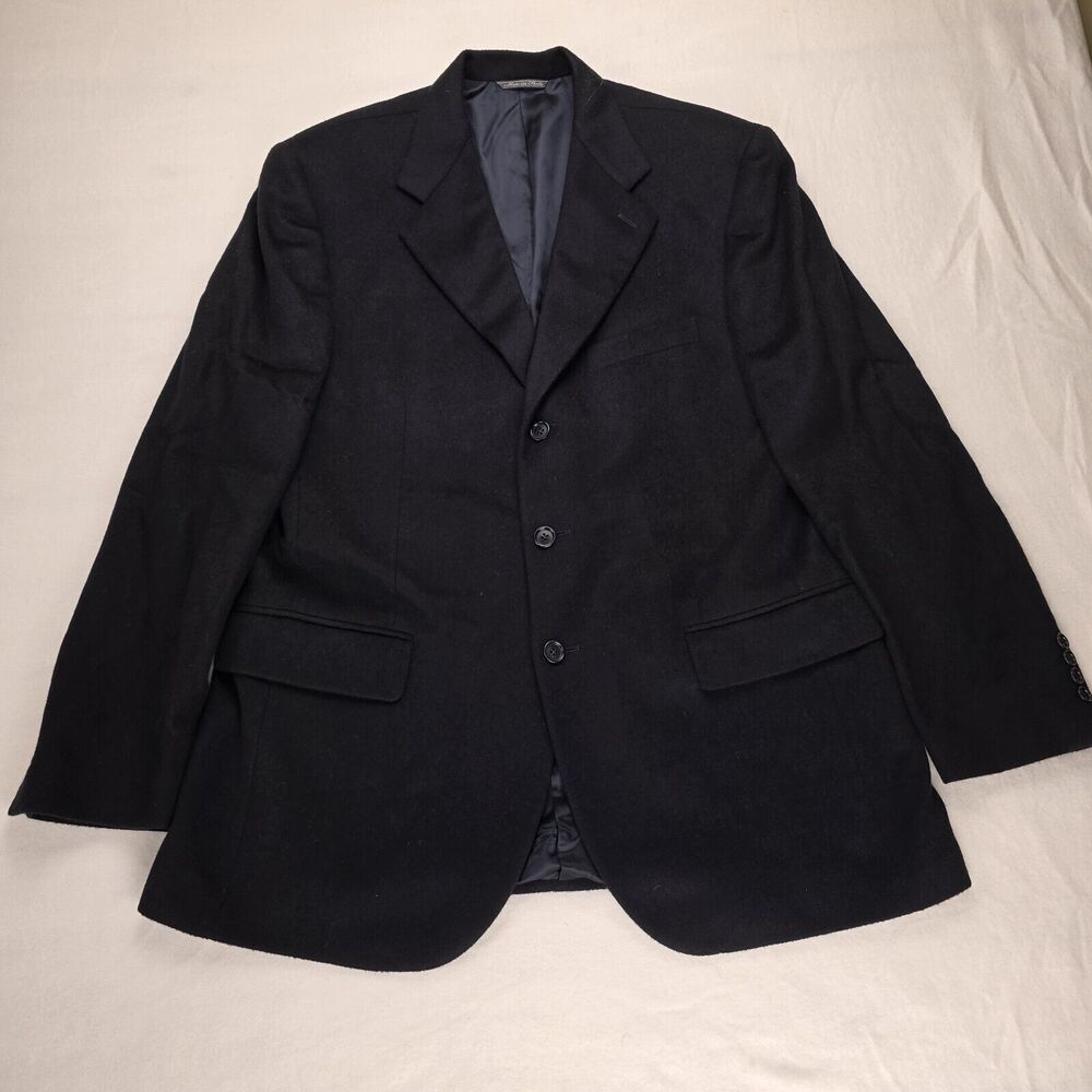 MARIO CALDI 100% PURE CASHMERE COAT MADE ITALY Chest Measures 46